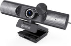 Oivom Webcam with Microphone and Speaker, 1080P Web Camera for Desktop Computer Laptop, USB Camera with Physical Privacy Cover,Plug and Play, Streaming Webcam, Wide Angle PC Cam (1080p mic Speaker)