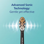 Philips Sonicare DiamondClean Smart 9500 Electric Toothbrush, Sonic Toothbrush with App, Pressure Sensor, Brush Head Detection, 5 Brushing Modes and 3 Intensity Levels, Black, Model HX9923/11