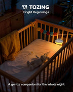 TOZING Baby Night Lights for Nursery – Portable Night Light with Minimalist Design, Nursery Night Light for Breastfeeding, Memory & Timer Modes, Ultra-Long Battery Life