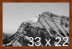 Frame It Easy 33 x 22 Russet Wood Frame (Derby)