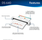 Brother DS-640 Compact Mobile Document Scanner, (Renewed Premium)