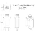 4.5V 1A LED Controller LED Transformer Class 2 Power Supply, IP44 Waterproof Low Voltage Transformer US Plug for Christmas Light, String Light
