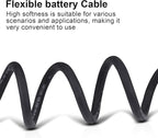 Shirbly 2/0 Gauge Battery Cable,30FT Black 2/0 AWG Pure Copper Wire Welding Cable, for Automotive, Battery, Solar and Generator, Standard USA OFC Wire