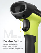 Inateck 2D Barcode Scanner, Wireless Bluetooth QR Code Scanner with AI APP & SDK, 180-Day Battery Life, Fast & Accurate Scanning, Compatible with iOS/Android/Windows