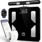 FITINDEX Body Composition Scale for Body Weight, Body Pod Scale [2026 Upgraded], Smart 8-Electrodes with BMI, Body Fat, Muscle Mass, 50 Composition Measurements, Bluetooth