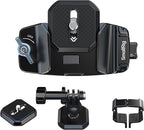 SMALLRIG Universal Three-in-One Camera Clip Kit, Quick Release System, Backpack Clamp for Mirrorless/DSLR, for Action Cameras, for DJI Pocket 3, Backpack Strap Clip Kit for Arca-Swiss - 5655