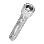 Kozelo 5pcs Socket Head Cap Screws - [M12-1.75 x 60mm] 304 Stainless Steel Allen Socket Drive for Electrical Motor 3D Printing Fan Engine Replacement Use, Silver