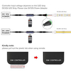 Mini RF Dimmer Controller 14 Keys 3014 5630 5730 3528 LED Strips DC5V/DC12V/DC24V Dimmer Switch Brightness Mode Effect Mode Wireless LED Dimmer Controller(Single Color)
