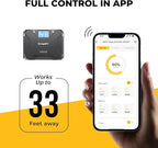 BougeRV MPPT Solar Charge Controller 30A, w/ Low-Temp Cut-Off, APP Control, Backlit LCD, 30 Amp Solar Panel Regulator 12V/24V for LiFePO4, SLD, Gel, FLD, AGM Battery, RV, Marine, Upgraded
