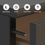 10 Pcs Magnetic Push Latches for Cabinet Push to Open Door Latch Soft Quiet Close Closers Push to Open Cabinet Door Latch for Closure Cabinet Drawer Wardrobe Kitchen Door (Large)