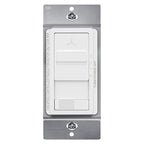 TOPGREENER Kalide Light Switch and 3-Speed Ceiling Fan Control Combo, in Wall Light and Fan Combination Switch, Single Pole, 2.5A, 720W, Neutral Wire Not Required, TGSFS3-W, White