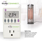 Kill A Watt Connect P4498 Electricity Usage Monitor Power Consumption Meter with Two Piece Housing and 35 Inch Cord for Easy Use