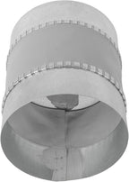 Repa Market 5" Inch Flexible Vibration And Noise Reducing Coupler - Female Fit Duct Connector – Galvanized Steel Coupling for Joining Two Male Duct Fittings – HVAC Ventilation Inline Joint