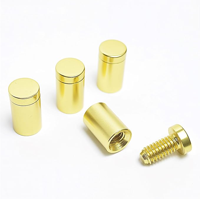 ArtToFrames 14x17 Inch Double Panel Floating Acrylic Picture Frame (Full Frame is 18x21) comes with Gold Standoff Hardware, Made in the USA, 2 Pack