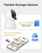 BoyKeep Indoor Camera, 2K Cameras for Home Security with Motion Detection, Pet Camera Indoor with Phone App, Color Night Vision, 2-Way Audio, Cloud/TF Card Storage, Compatible with Alexa