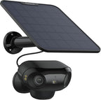REOLINK Argus 4 Pro Black, 4K Dual-Lens 180° Solar Security Cameras Wireless Outdoor, 8MP ColorX Night Vision for Home Surveillance, 5G/2.4GHz WiFi, AI Detection, No Subscription, Home Hub Compatible