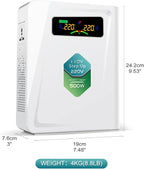 Voltage Converter 110 to 220 Step Up Transformer 500W, No Noise, Ten Protection Functions, CE & CQC Certified ，Using 220V Asia Euro Appliance in US