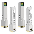OPSTRAN 10/100/1000BASE-T SFP RJ45 Copper Transceiver Module Compatible with Mikrotik S-RJ01 100m Cat5e/6 4 Pack