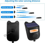 Qumox Solar-Powered Driveway Alert System - Wireless Motion Sensor Doorbell with Weatherproof Design for Home and Business Security (2 Sensor & 1 Receiver)