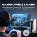 Avantree ProLink - Bluetooth 5.4 LE Audio Transmitter & Receiver Set, aptX Lite, 20 ms Ultra-Low Latency & HiFi Wireless Audio Adapter for Gaming, Calls, Music, Plug & Play for PC, PS5, Mac, Phones