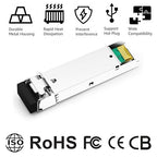 OPSTRAN 1000BASE-SX SFP Optical Transceiver Module Compatible with Mellanox MC3208011-SX 850nm 550m DDM Duplex LC MMF 4pcs/Pack