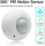 Sensky 360 Degree Ceiling Mount Occupancy Sensor, 110-240V PIR Motion Sensor Switch, High Sensitive Movement Detector Light Switch, Neutral Required(Max Detection Distance: 6 m)
