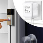 KONLEMEI Doorbell Power Adapter, 24V Transformer Compatible with Video Doorbell, 20ft/6M,White