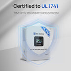 ECO-WORTHY Home Power Station Backup Power,5120Wh LiFePO4 Battery Support Communication,Bluetooth and WiFi,AC 5000W Inverter,1Hr/2.5Hr Fast Charge,for Home Backup,Emergency,Solar System Components