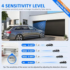 Driveway Alarm Motion Sensor - Driveway Alarms Wireless Outside Weatherproof Motion Detector Presence Outdoor Detector Door Home Security System Gate Mailbox Alert 1 Receiver and 2 Sensors
