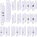 Tellegloww 20 Sets NC Wired Surface Mounted Alarm Magnetic Door Contact Sensor Door Window Reed Switch Sensor with Double Side Tape for Security