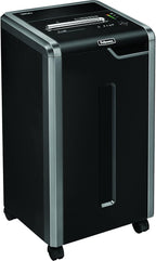 Fellowes Powershred 325Ci 100% Jam Proof 22-Sheet Cross-Cut Commercial Grade Paper Shredder (3831001) , Black