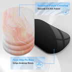 Mouse Pad Wrist Wrist Rest, Comfortable Memory Foam Wrist Rest, Non-Slip PU Base, Ergonomic Wrist Support and Arm Rests for Gaming, Office, Computer Use, Relieve Typing Pain (Pink Marble)