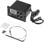 Acoustic Guitar Tuner, 3-Band EQ Equalizer LCD Display Volume Control Bass Middle Treble Knob for Acoustic Guitar