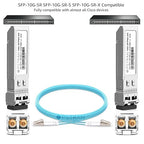 OPSTRAN 10GBASE-SR SFP+ Optical Transceiver Module Compatible with Cisco SFP-10G-SR SFP-10G-SR-S SFP-10G-SR-X 10Gbps 850nm 300m DDM Duplex LC MMF
