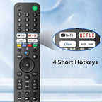 Replacement Voice Remote for Sony TV, for SonyBravia Smart TV with Voice Control, Compatible with Sony Bravia XR/XBR/KD Series 4K/ 8K LED OLED Google/Android Smart TVs
