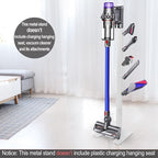 XIGOO Storage-Stand-Docking-Station-Holder Compatible with V15 Detect V11 V10 V8 V7 V6 Cordless Vacuum Cleaners, Stable Metal Organizer Rack(White, 5 Hooks)