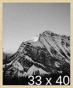 Frame It Easy 33 x 40 Wheat Wood Frame (Derby)