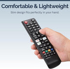 2 Pack BN59-01315A Samsung TV Remote Control Replacement for Smart TV - Easy Setup, Durable Design, Universal IR Remote, Streaming Shortcuts - Works with Samsung Smart TV, LCD, LED, HDTV, 3D Models