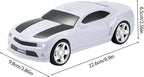 WSTER WS-592 Supercar Design Bluetooth Replica Speaker – Portable Car Model Wireless Speaker with TWS Stereo, FM Radio, LED Party Lights, USB/TF Playback, Hands-Free Calling, Microphone(White)