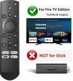 New TV Replacement Remote for Insignia or Toshiba Fire TV Edition 49LF421U19 50LF621U19 55LF621U19 TF-43A810U21 NS-24DF310NA21 NS-39DF310NA21 NS-39DF510NA19 NS-43DF710NA19 [No Voice Fuction ]