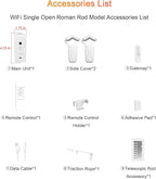 Automatic Curtain Opener - Gifts for Women and Men,Electric Curtain with Remote Smart Curtain Opener Electronic for Roman Rails
