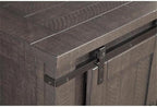 Martin Svensson Home Sierra 65" Solid Wood TV Stand, Grey
