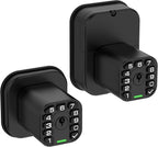 Richelock IU52 Double-Sided Keypad Door Lock, All-Weather, Fully Waterproof Keyless Entry with Dual-Sided Programmable Codes, Same Key Both Sides for Outdoor, Indoor, Gate & Fence