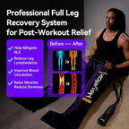 Heyelax Leg Compression Massager for Circulation and Pain Relief FSA, Recovery Boots Sleeve for Fast Therapy, Full Leg Massager as Ideal Gifts for Women Men (Small)