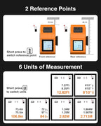 3-in-1 Digital Laser Tape Measure 328Ft Rechargeable Measuring Tool & 16Ft Auto-Lock Tape Measure Movable Magnetic Hook with Area/Volume/Pythagorean, Ft/in/M/Ft+in for Construction, Woodworking, Home