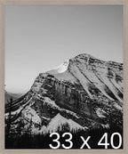 Frame It Easy 33 x 40 Rustic Gray Wood Frame (Derby)