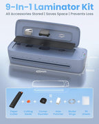 13 Inch Laminator Machine 11x17 with Laminating Sheets Personal Laminator for Teachers, 60S Warm Up Cold Thermal Lamination Machine for Home Office, A3 Laminating Machine Portable Paper Laminate Kit