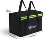 FLASLD Large Fireproof Lipo Bag for 100Ah Lithium Battery Storage and Charging, 14 x 7.8 x 9.5in Waterproof Box for Documents and Valuables
