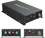 WZRELB 3500W 24VDC 120VAC Pure Sine Wave Power Inverter, 2 AC Outlets, Wired Remote Control, RV (RBP-350024WR)