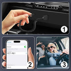 AUX Bluetooth 5.4 Receiver, Auxiliary Audio to Bluetooth 5.4 Adapter, 3.5mm Wireless Audio Receiver, Supports Hands-Free Calling Compatible Devices, Suitable for Home/Car Speakers/Stereo Sound Systems